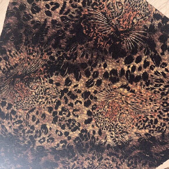 Vintage Conrad C Leopard Top with Gold Metallic Accents L/G - Picture 3 of 9